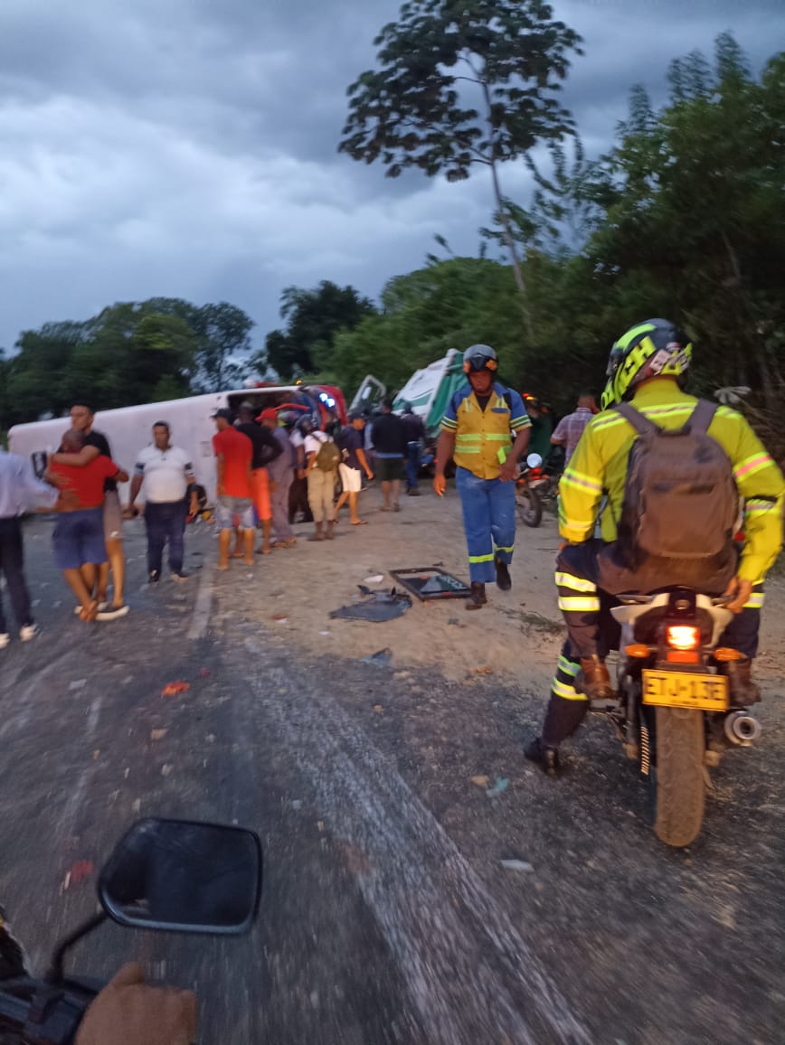 tres fallecidos y 33 heridos el saldo del siniestro de hoy en turbaco.