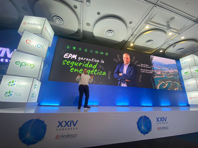 Gerente de EPM Jorge Andrés Carrillo, anunció en congreso de Andesco reducción en tarifas de energía para la región Caribe.