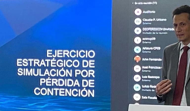Simulación de derrame de hidrocarburos en el mar realizó Colombia tras labores interinstitucionales.
