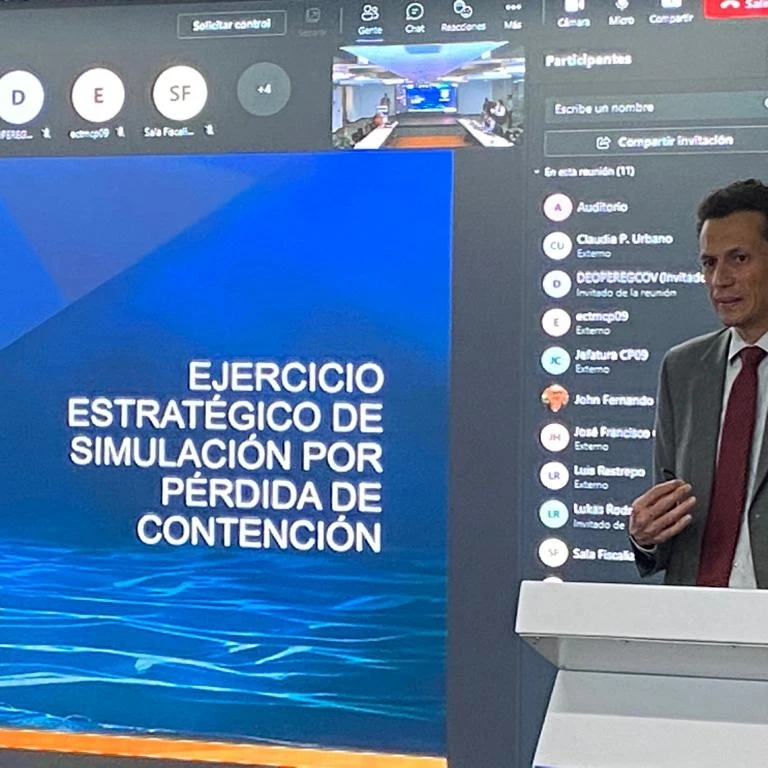 Simulación de derrame de hidrocarburos en el mar realizó Colombia tras labores interinstitucionales.