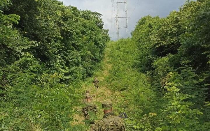 Afinia realiza patrullajes permanentes con el apoyo de la Infantería de Marina en la línea Ternera – Gambote e intensifica las medidas contra el hurto de cables.