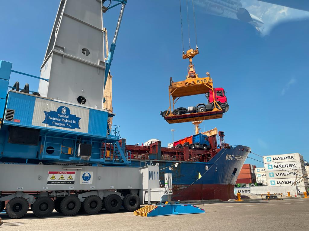 En una operación «de horas», Terminales del Grupo Puerto descargaron más de 360 camiones.
