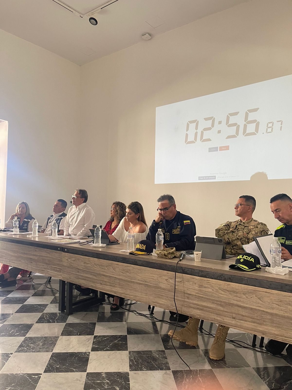 Mesa técnica de seguridad realizada en Cartagena y liderada por la senadora Yenny Rozo, iniciativa clave para comenzar ajustes en beneficios colectivos.