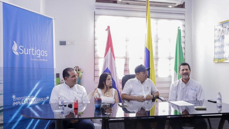 Inminente llegada del gas natural con Surtigas a la comunidad de Puerto Viejo en Tolú, 350 familias se beneficiarán.