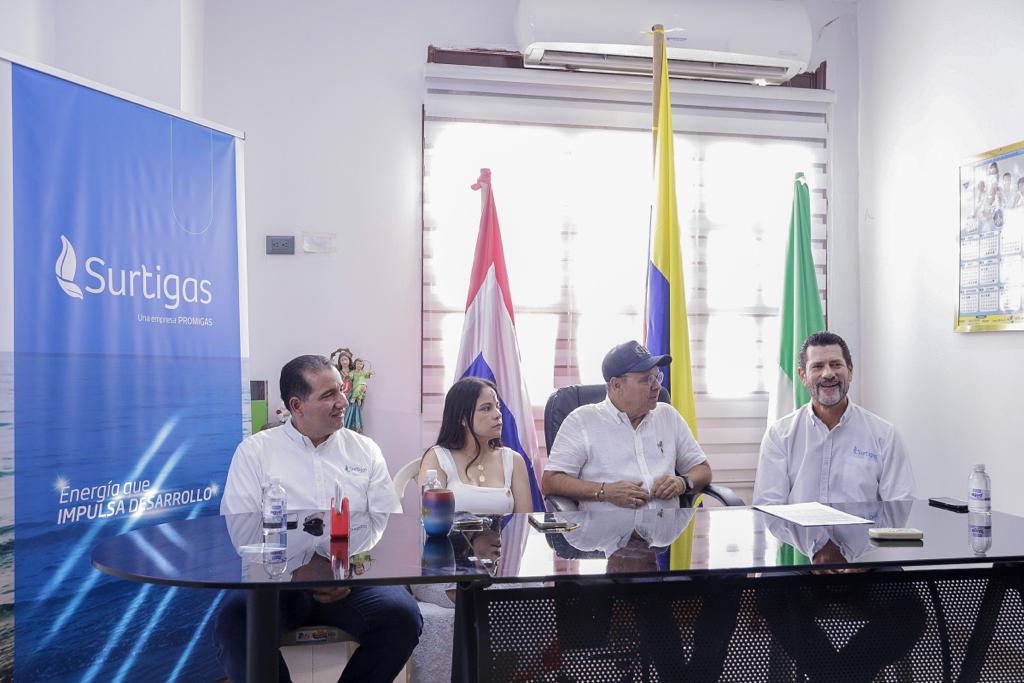 Inminente llegada del gas natural con Surtigas a la comunidad de Puerto Viejo en Tolú, 350 familias se beneficiarán.