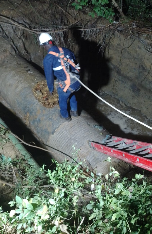 Tres zonas de Cartagena comenzaron a recibir agua potable, tras el fortuito de ayer, cuyos trabajos no ha concluido.La reparación del tubo averiado de extenderá todo el día.