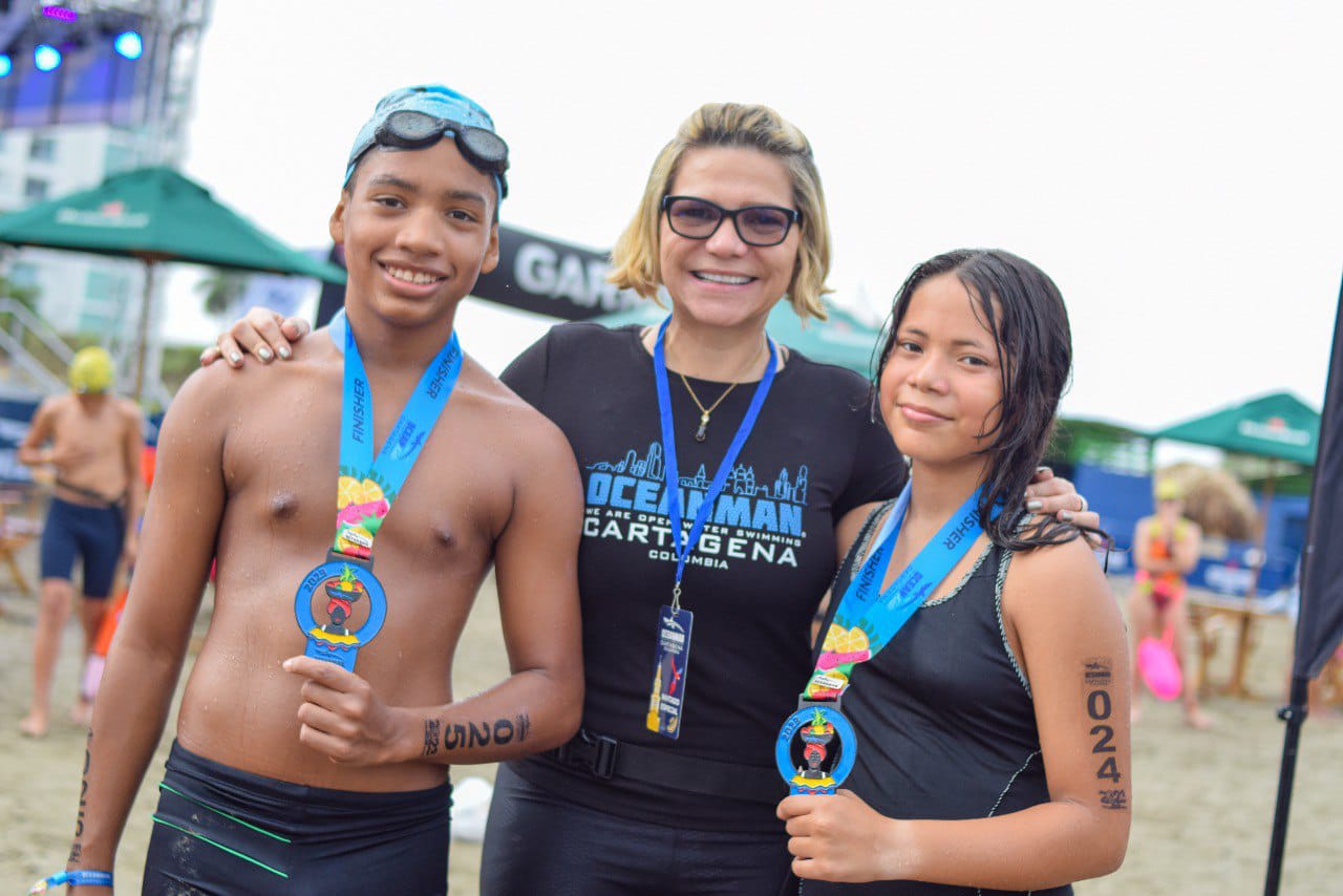 Oceanman realizó con éxito en playa azul, cartagena, el evento deportivo se ha celebrando en países como España, Indonesia, Grecia. Ecuador, Rusia, Suiza, Francia, Tailandia, Ucrania, Chipre y México.