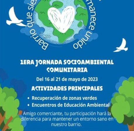 Primera jornada socioambiental realizará el barrio Blas De Lezo del 16 al 21 de mayo.