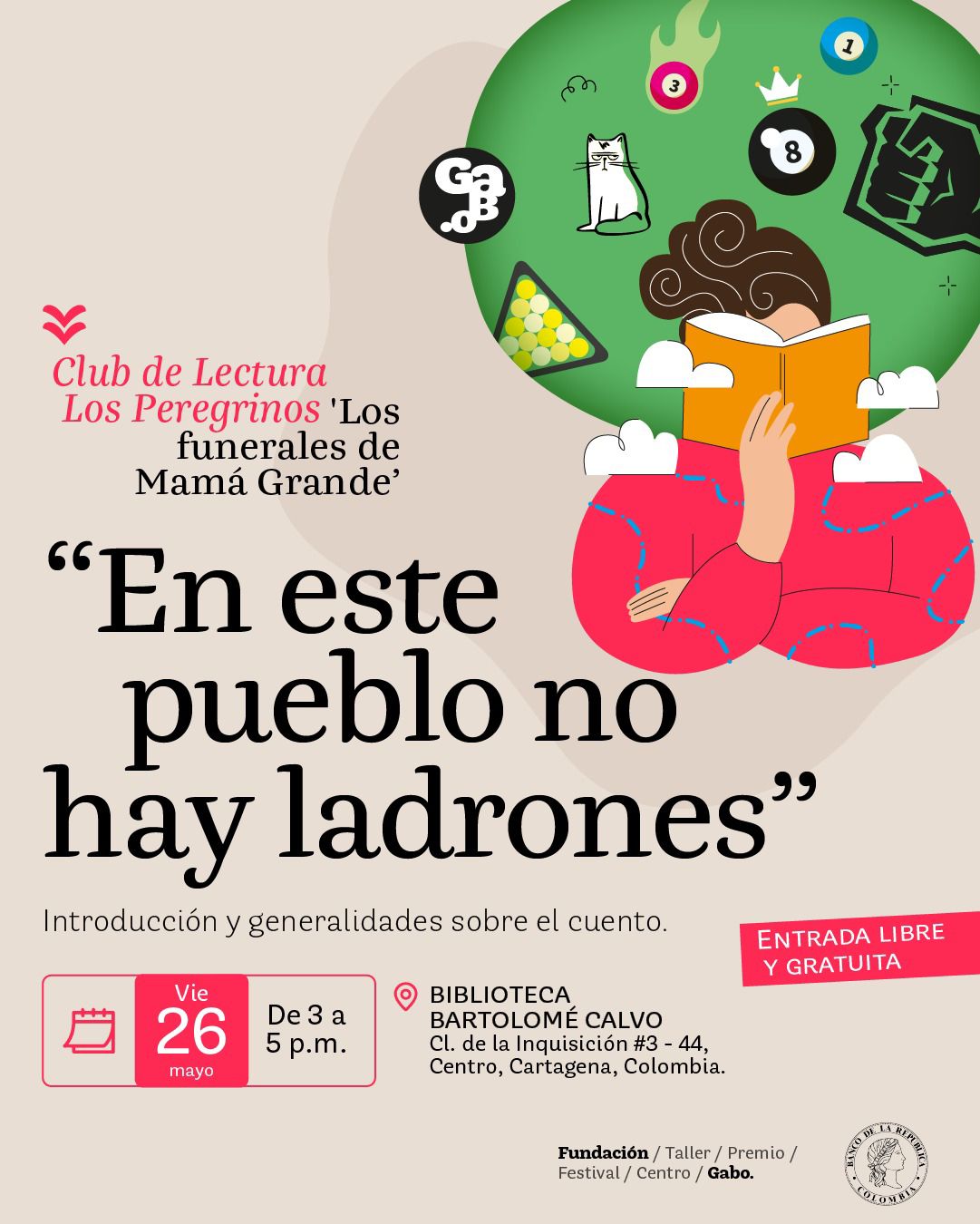 Cartagena abre espacio a la lectura, la fiesta literaria se abre con el Nobel Gabriel García Márquez.