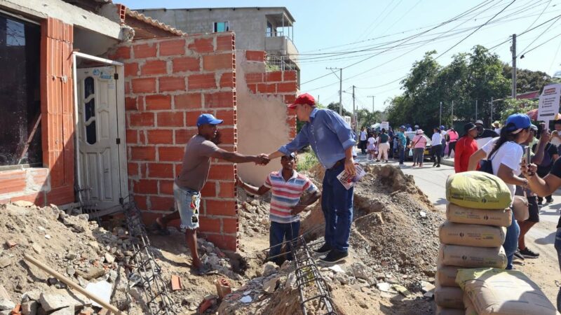 El corregimiento de la boquilla recibió como buen ánimo a William García Tirado.