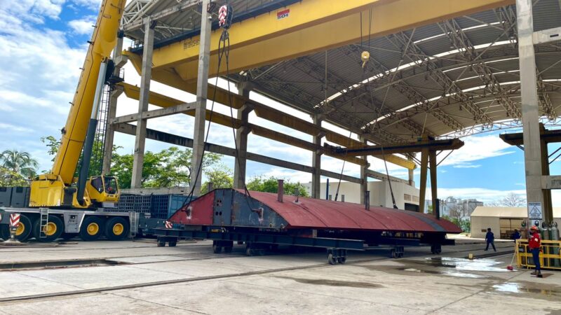 La construcción de la patrullera Oceánica para la Armada de Colombia, avanza a buen ritmo: Cotecmar.