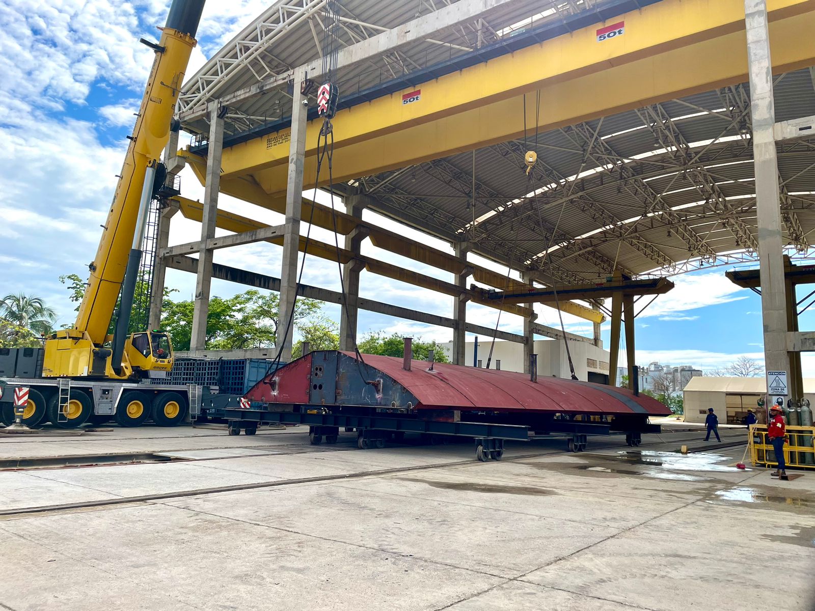 La construcción de la patrullera Oceánica para la Armada de Colombia, avanza a buen ritmo: Cotecmar.