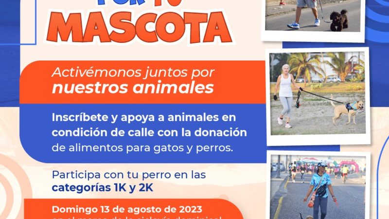 Corre por tu mascota, propuesta del IDER y la UMATA para recoger alimentos para animales en condición de calle.
