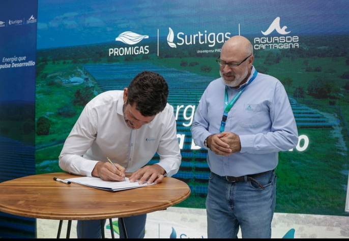 Segunda fase del parque solar canal del dique ya es un hecho,Aguas de Cartagena y Surtigas,se preparan para el gigantesco proyecto.
