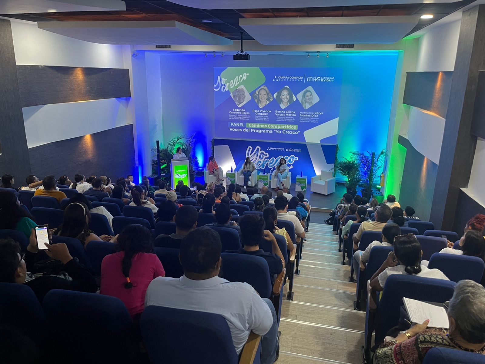 La Cámara de comercio de Cartagena en apuesta por el fortalecimiento del tejido empresarial en Cartagena y la región, a través del proyecto » Yo crezco».