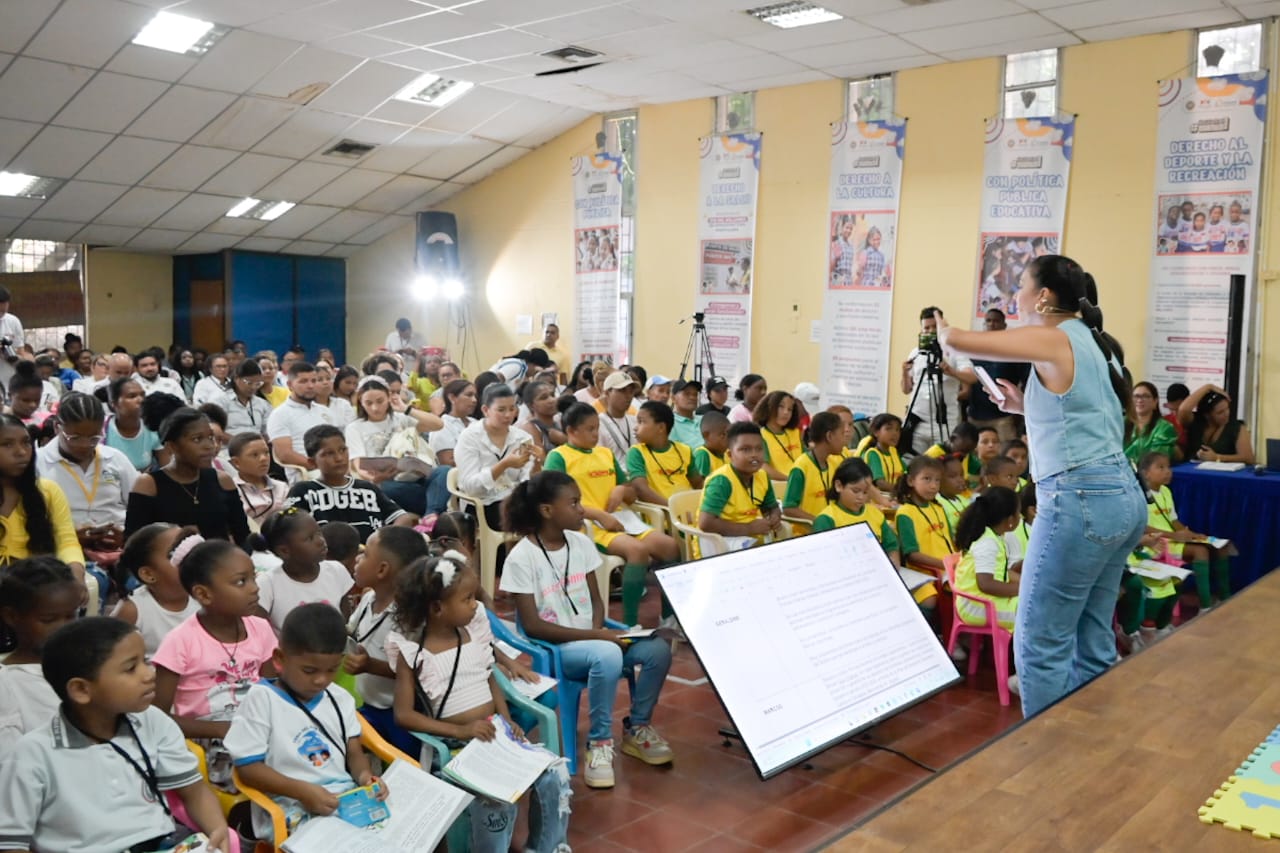 Más de 300 mil niños, niñas, adolescentes y jóvenes fueron protagonistas del gobierno del alcalde de Cartagena, William Dau, de 2020 a 2023.