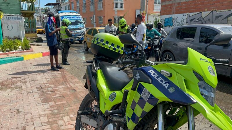 planes especiales para garantizar una elecciones seguras adelanta la policía metropolitana de Cartagena.