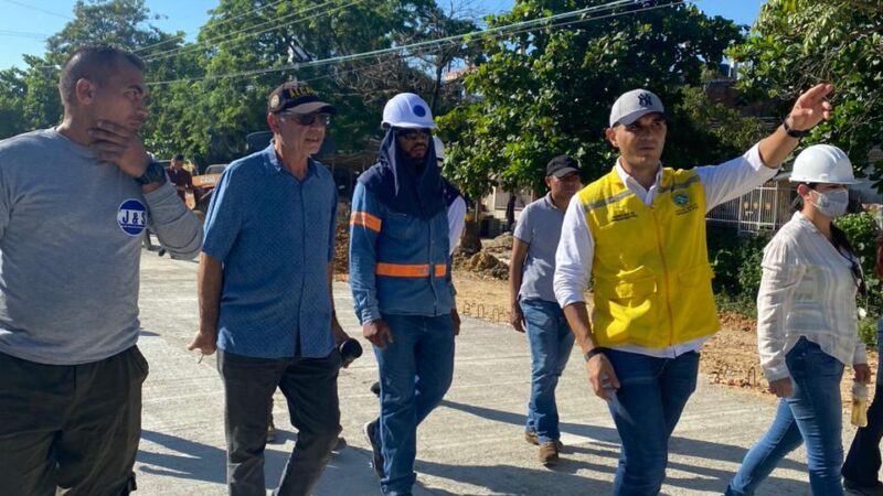 La Ruta del Tractor inspeccionó varios frentes de obra de infraestructura vial en Cartagena.