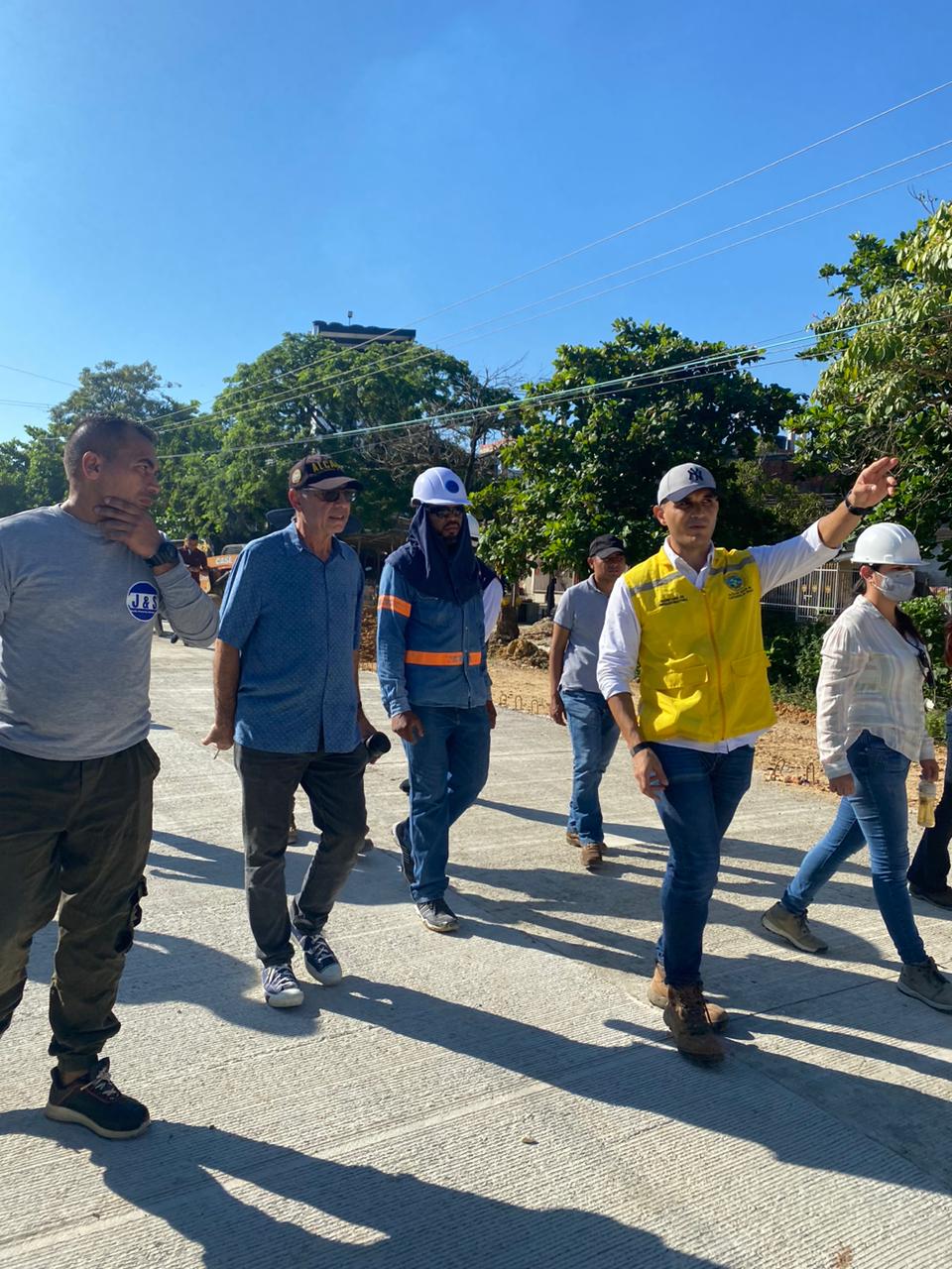 La Ruta del Tractor inspeccionó varios frentes de obra de infraestructura vial en Cartagena.