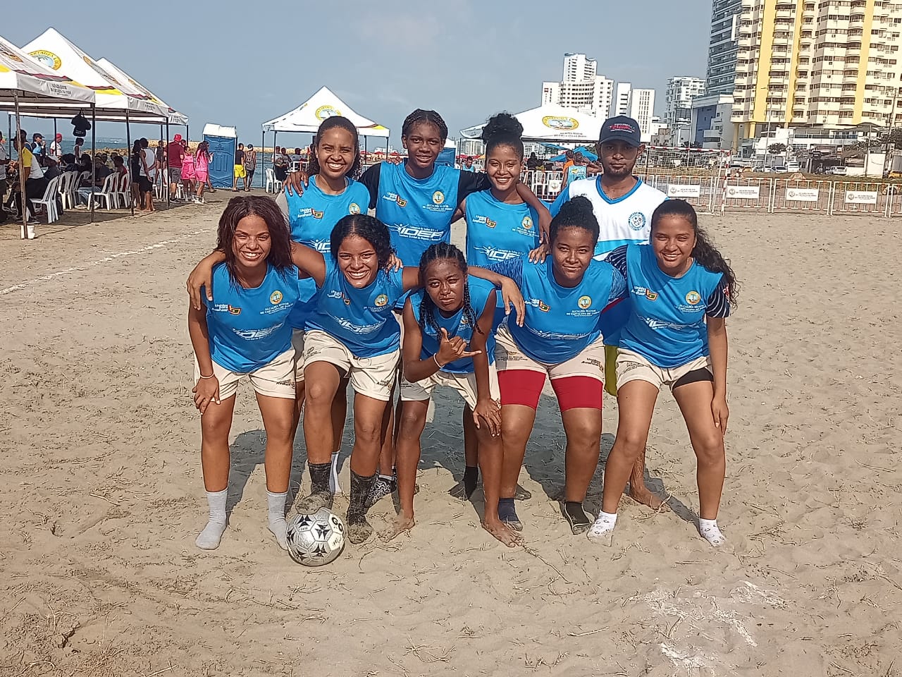 Llega a su final la fiesta del fútbol playa en Cartagena