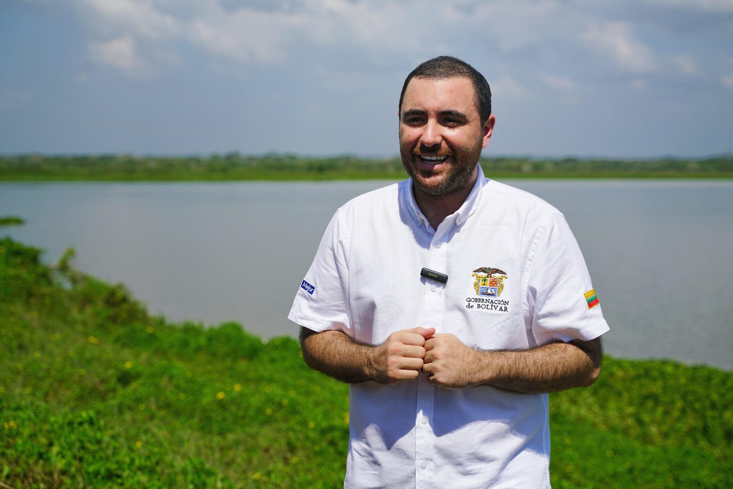 Gobernador Yamil Arana asegura el futuro sostenible del Canal del Dique con el respaldo del Banco Agrario.