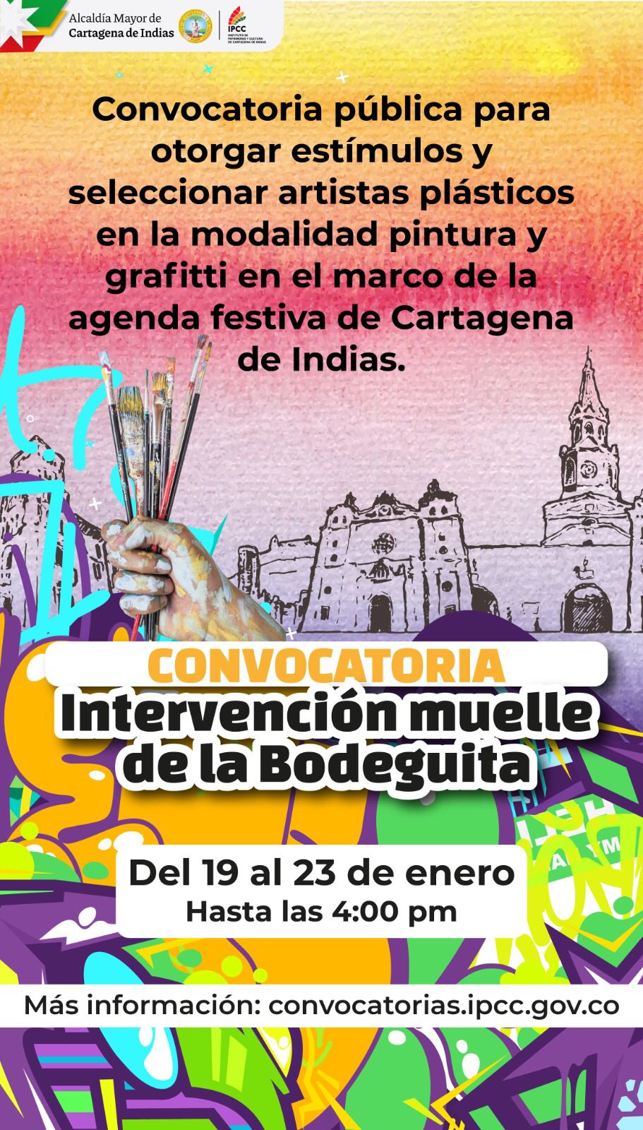 Alcaldía a través del IPCC escoge artistas plásticos para intervención del muelle «La bodeguita».