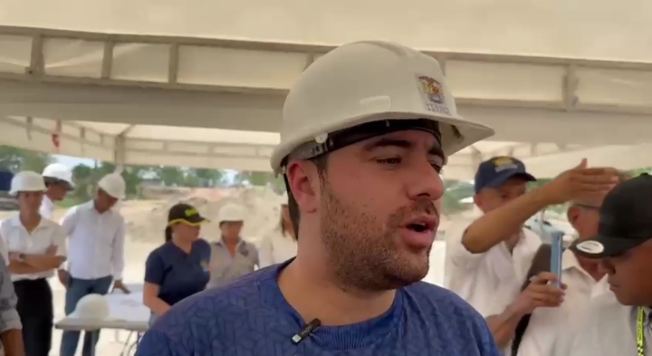 Gobernador de Bolívar inspecciona Mega obras en Magangué, también se anunció la inauguración de la casa púrpura.