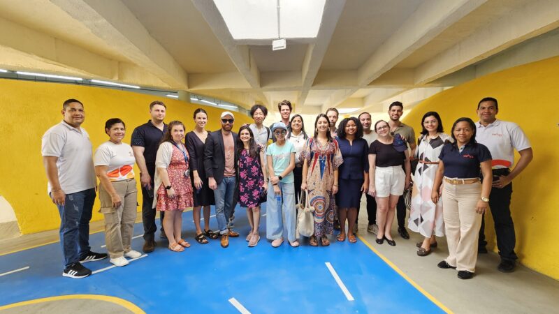 El Centro Excelencia para la Primera Infancia, en Pasacaballos, recibió la visita de estudiantes de la Universidad de Columbia.