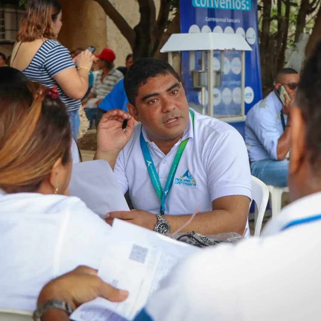 «Visitando tu comunidad» es la jornada de la personería en la que 50 usuarios de Aguas de Cartagena, fueron atendidos.