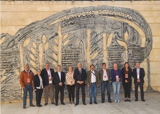 Delegación de alcaldes y gobernadores de Latinoamérica, en visita solidaria a Israel