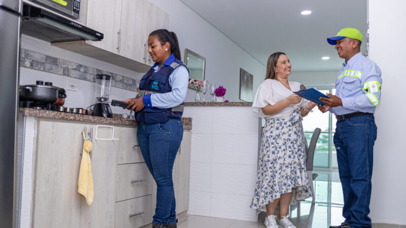 A través de la línea de atención 164 se puede programar la revisión periódica:Surtigas.