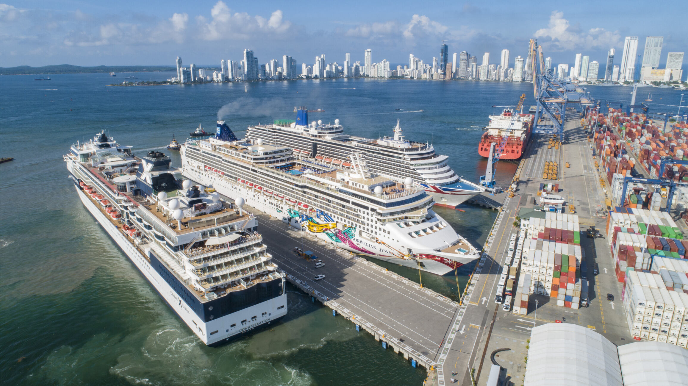 Exitoso cierre de temporada de cruceros en Cartagena reporta SPRC, el Pacific World fue el último barco en arribar.