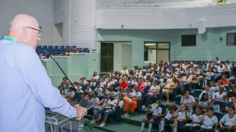 En el programa «Alrededor de Iberoamérica» de Veolia, participaron cerca de 400 estudiantes.