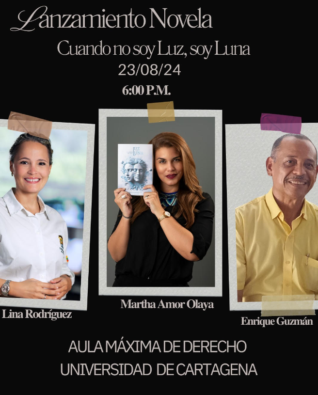 ARTE, SALUD MENTAL Y LITERATURA TEMAS EN EL LANZAMIENTO DEL LIBRO: CUANDO NO SOY LUZ SOY LUNA.