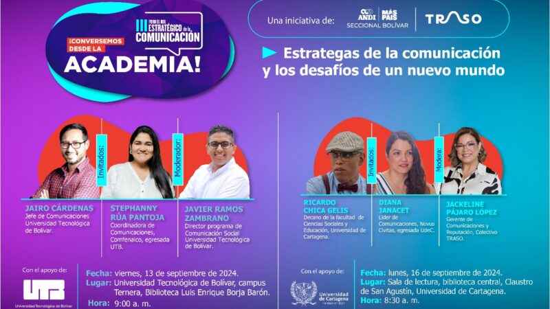 Listo Foro «El rol estratégico de la comunicación»,dos conversatorios académicos preceden el evento de octubre próximo.