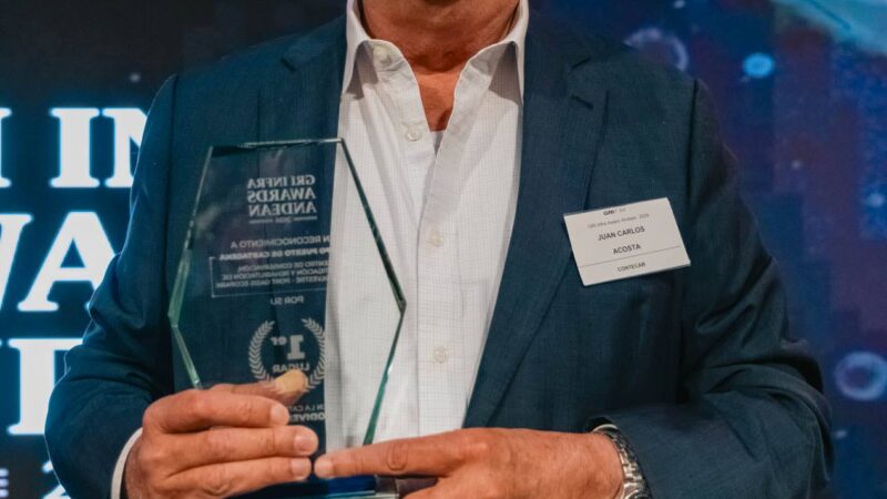 El Grupo Puerto de lo de hyCartagena gana en los GRI Infra Awards Andean 2024 por su proyecto Port Oasis Ecopark.