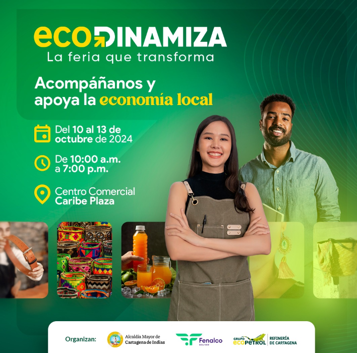 Ecopetrol, Fenalco Bolívar y la Alcaldía de Cartagena lanzan primera feria empresarial EcoDinamiza