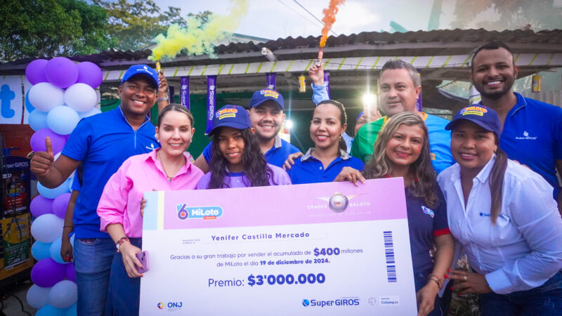 MiLoto cae y junto a SuperGIROS transforma la vida de un bolivarense con 400 millones