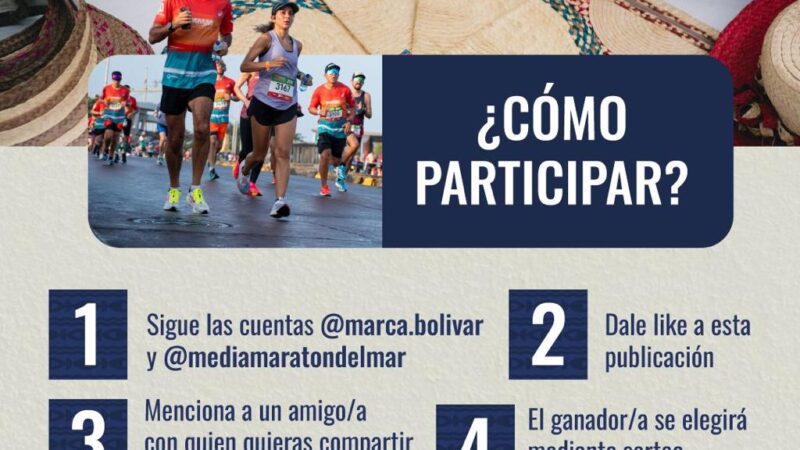 Corre la Media Maratón del Mar, Marca Bolívar,te apoya.
