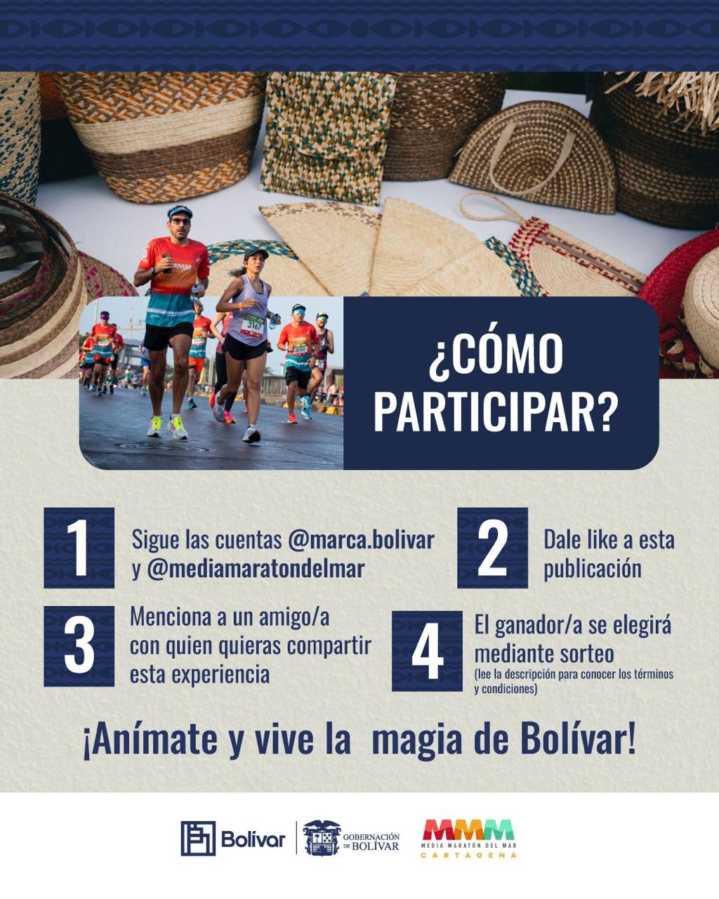 Corre la Media Maratón del Mar, Marca Bolívar,te apoya.