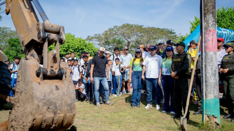 Gobernador da inicio a obra de optimización del acueducto en Margarita, sur de Bolívar.
