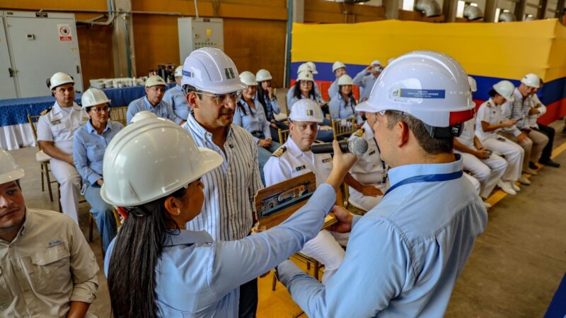 Cotecmar, del Clúster Marítimo de la Cámara de Comercio de Cartagena, impulsa el desarrollo del Caribe.