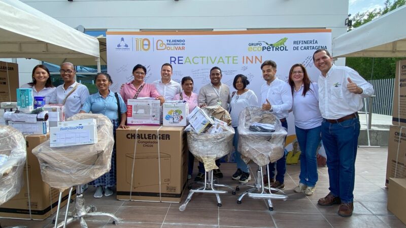 Más de 6.000 activos productivos a emprendedores de la ciudad han entregado Ecopetrol y la Cámara de Comercio de Cartagena.