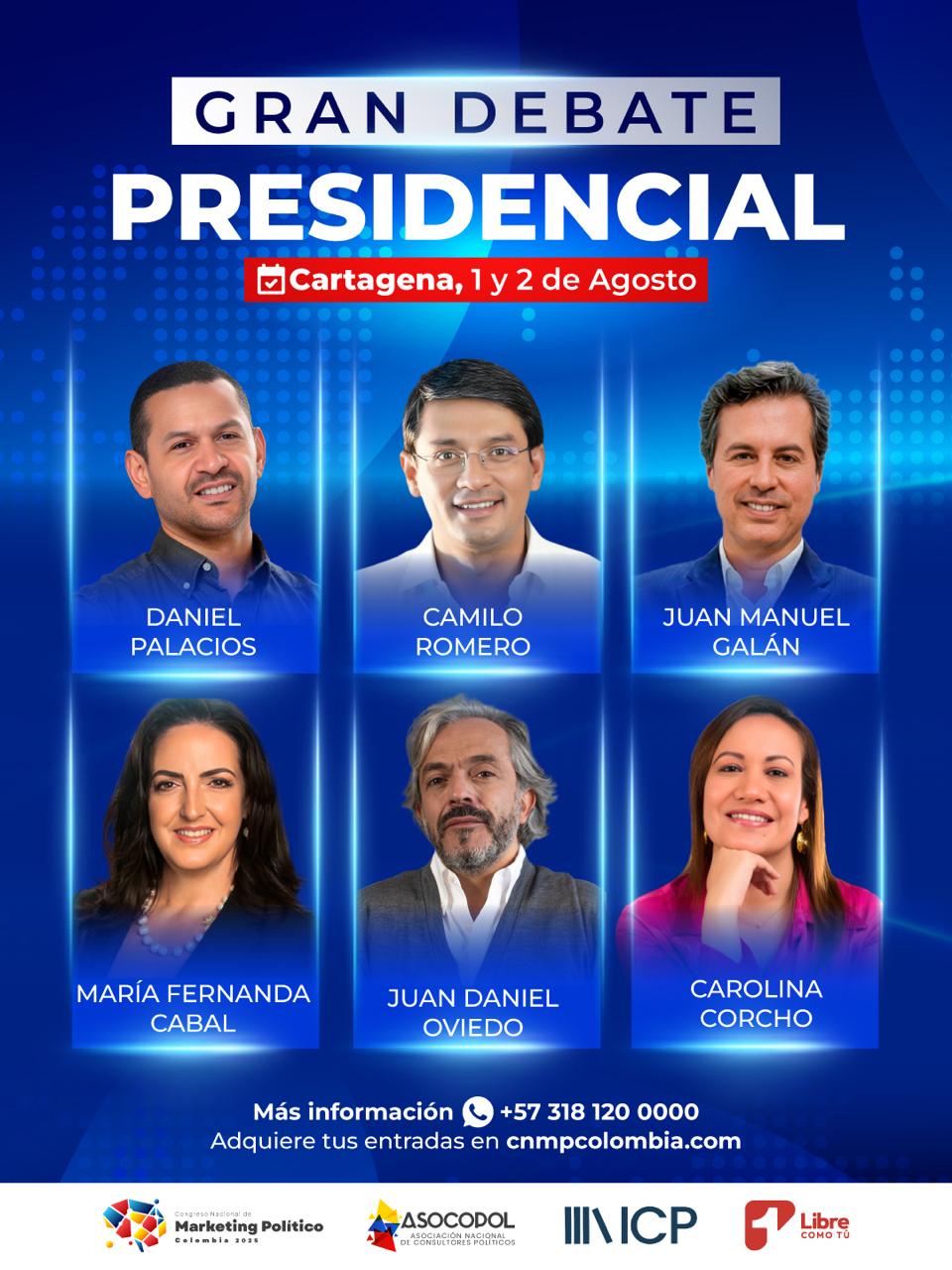 Congreso Nacional de Marketing Político 2025 en Cartagena, a dos días de su inicio.