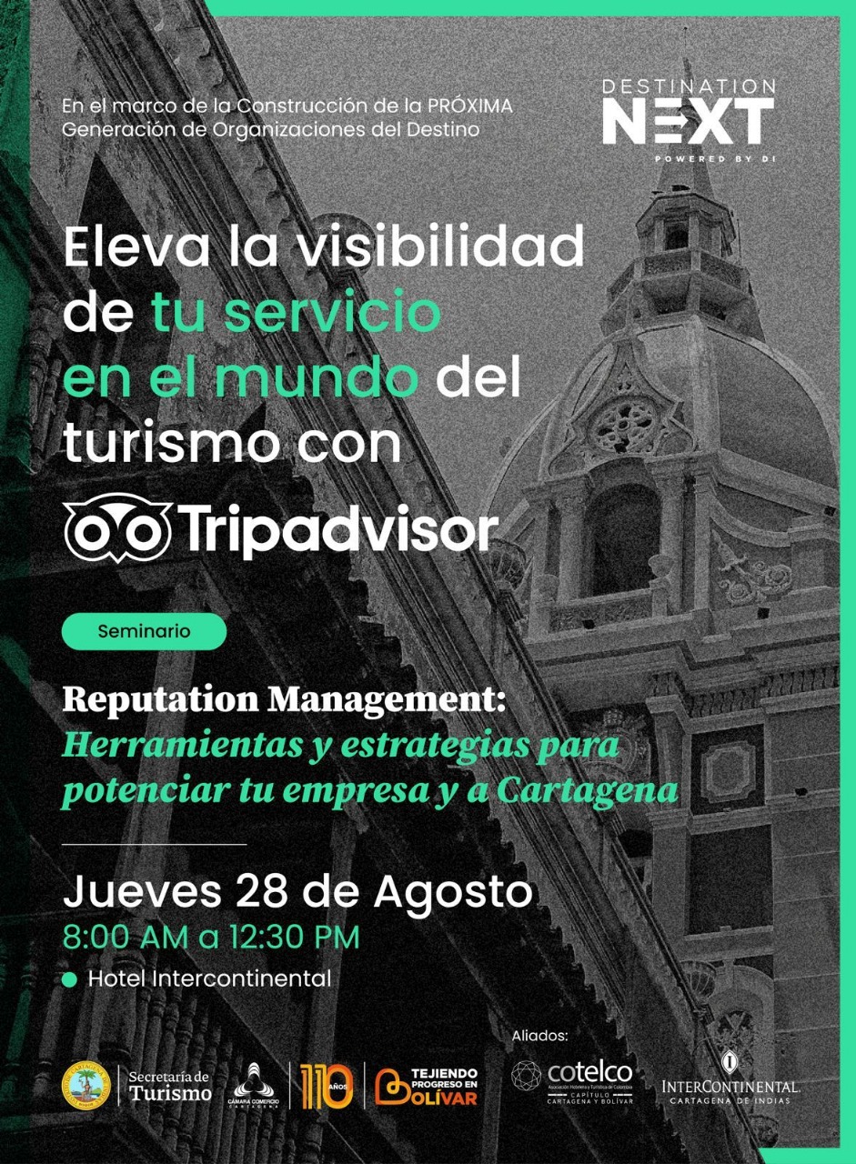 Herramientas para visibilizar aún más el turismo presentó Cámara de Comercio a través de Tripadvisor.