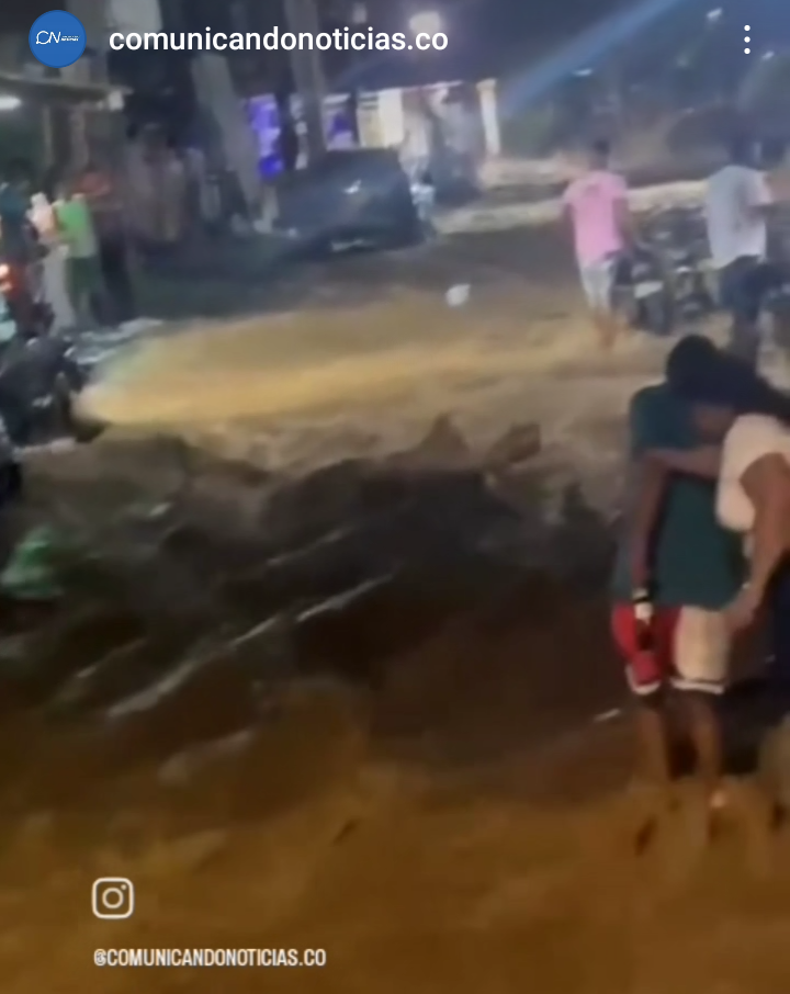 Por daño en tubería 40% de la ciudad queda sin agua , Acuacar inicia trabajos de reparación.