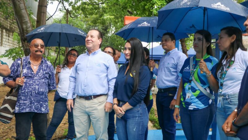 Acuacar continúa apostándole a la sostenibilidad ahora, insugura parque en Vista Hermosa.