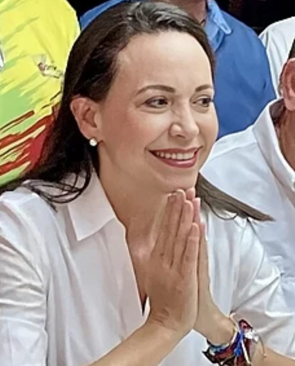 María Corina Machado, líder opositora venezolana, galardonada con el nobel de paz.