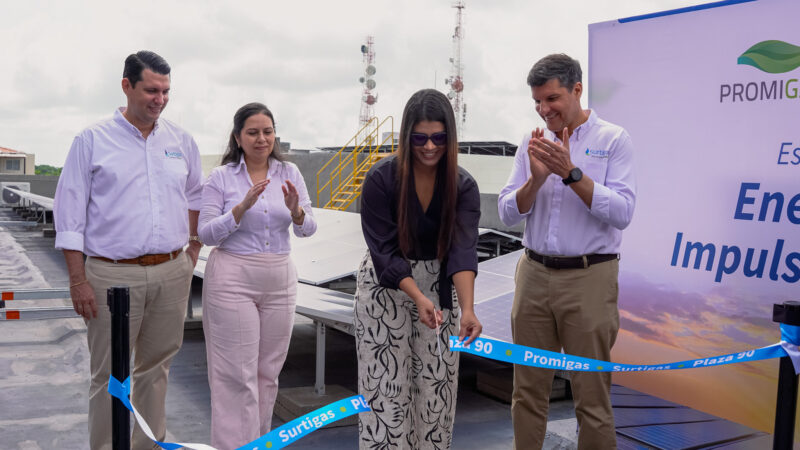 Nueva planta solar inaugura Promigas y Surtigas en el municipio de Turbaco.