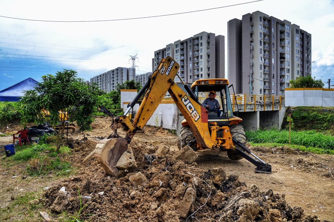 Avanza la conexión Parque Heredia – La Carolina, la primera vía alterna del Intercambiador.